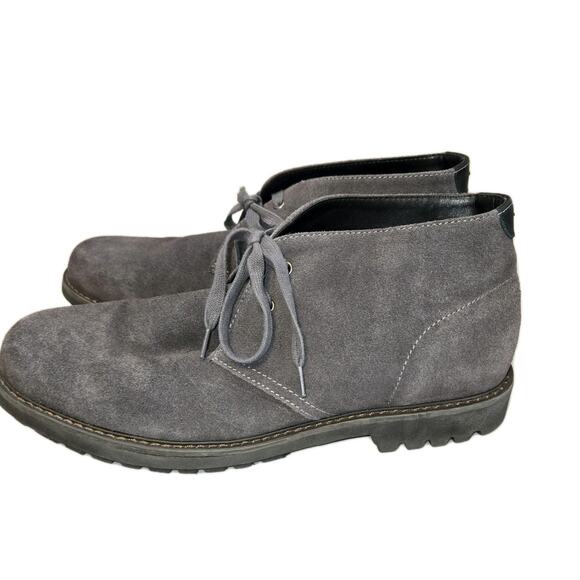Vince Camuto Iseminger Mens Size 12 Water-Resistant Gray Suede Chukka Boots main image 8